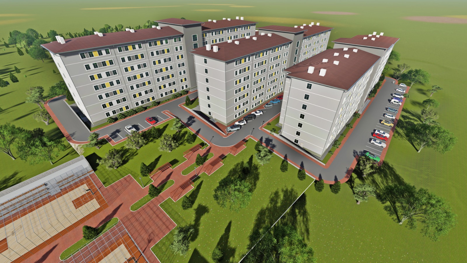 ISPARTA İLİ MERKEZ İLÇESİ ÇÜNÜR MAHALLESİ 1002 ADET KONUT 1 ADET SOSYAL TESİS VE 1 ADET CAMİ İNŞAATI İLE ALTYAPI VE ÇEVRE DÜZENLEMESİ İŞİ